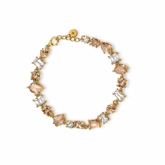 Bracelet Cristal beige
