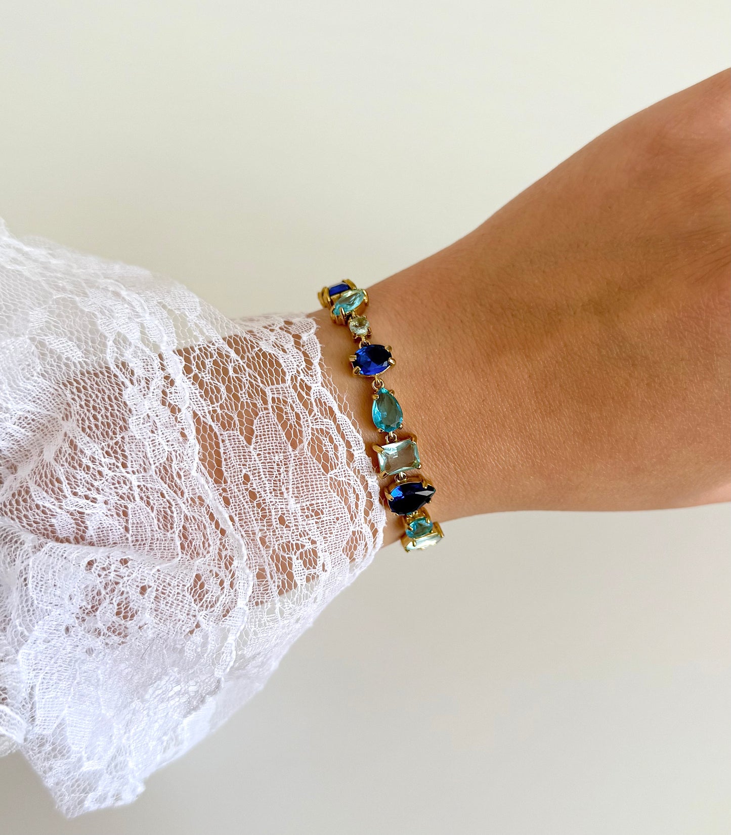 Bracelet Cristal bleu