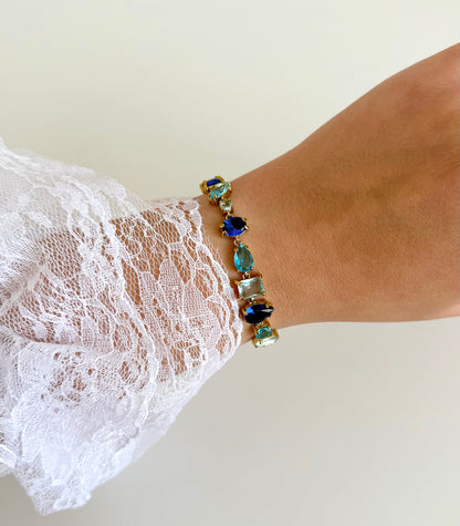 Bracelet Cristal bleu