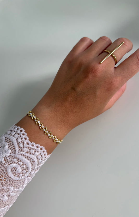 Bracelet Fériel blanc