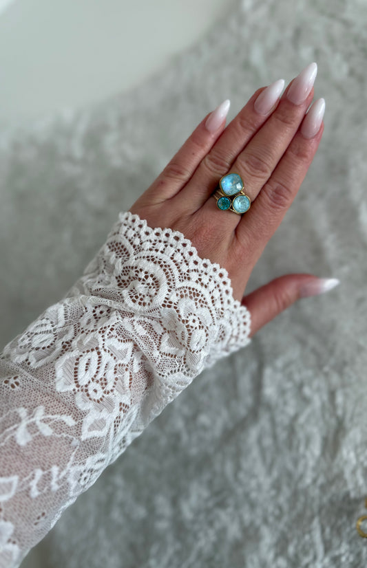 Bague Jasmine bleu