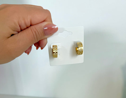Boucles d'oreilles Leslie or