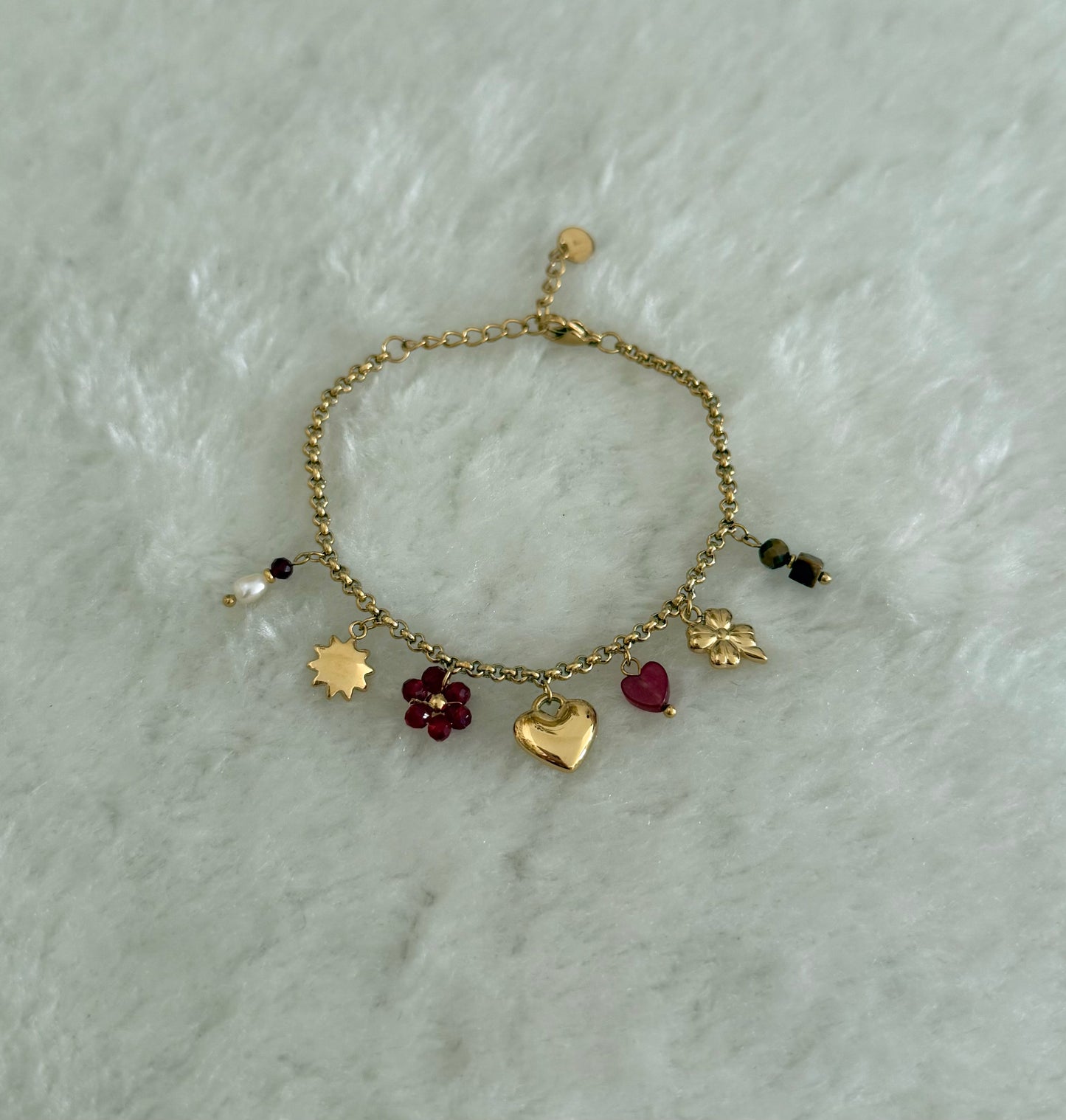 Bracelet Manoa bordeau