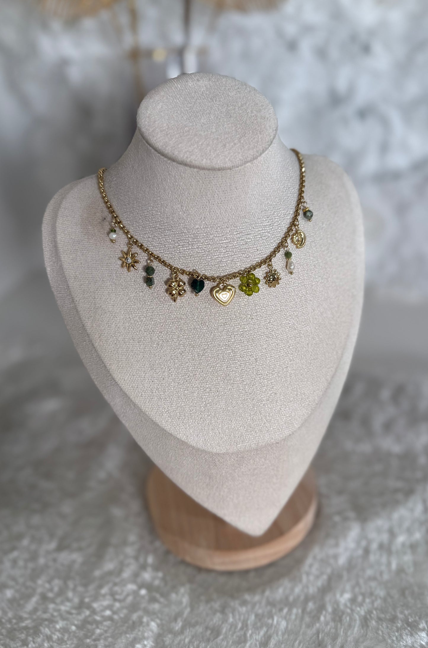Collier Manoa vert