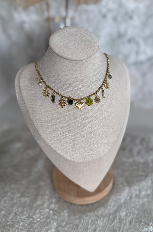 Collier Manoa vert