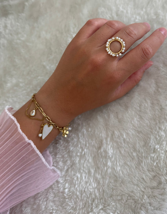 Bague Maya blanche