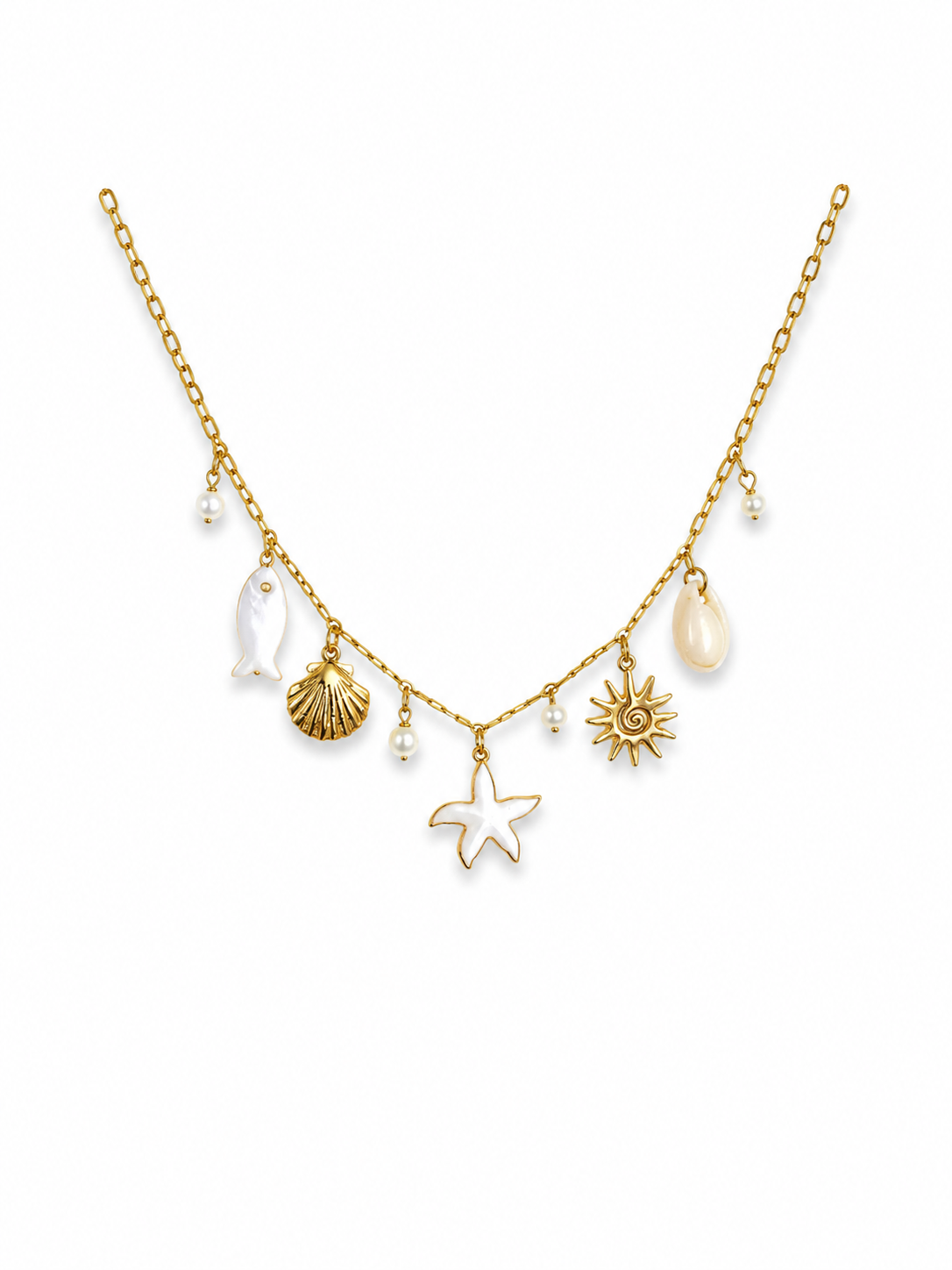 Collier Moana blanc