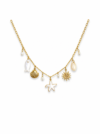 Collier Moana blanc