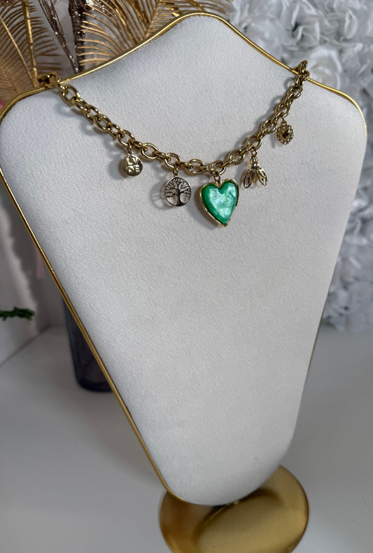 Collier Myriam vert