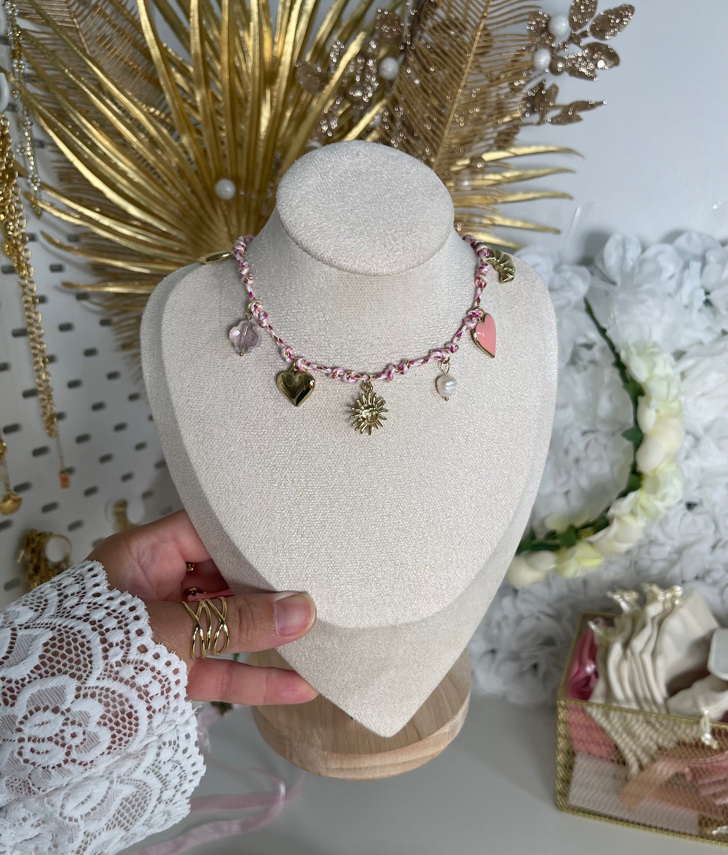 Pink Oman necklace
