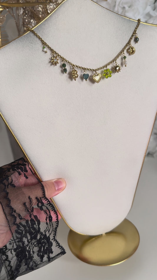 Collier Manoa vert