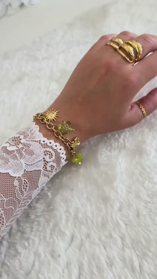Bracelet Bloom vert
