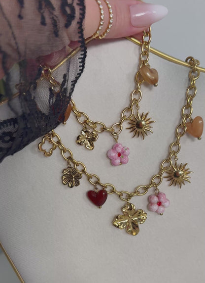 Bracelet Bloom marron