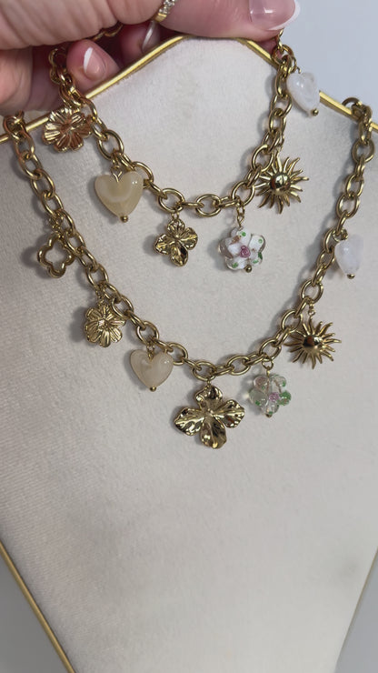 Collier Bloom blanc