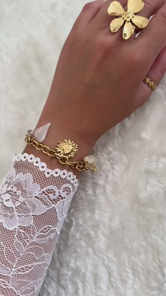 Bracelet Amina blanc