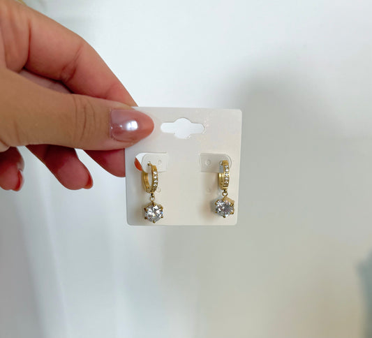 Boucles d'oreilles Rina or