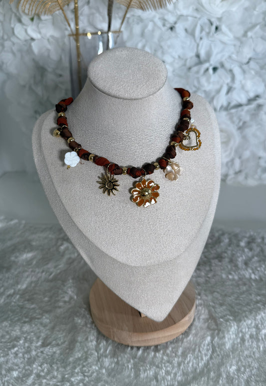 Collier Shakira marron