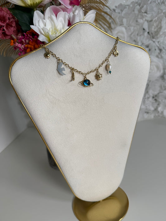 Collier Stellar bleu