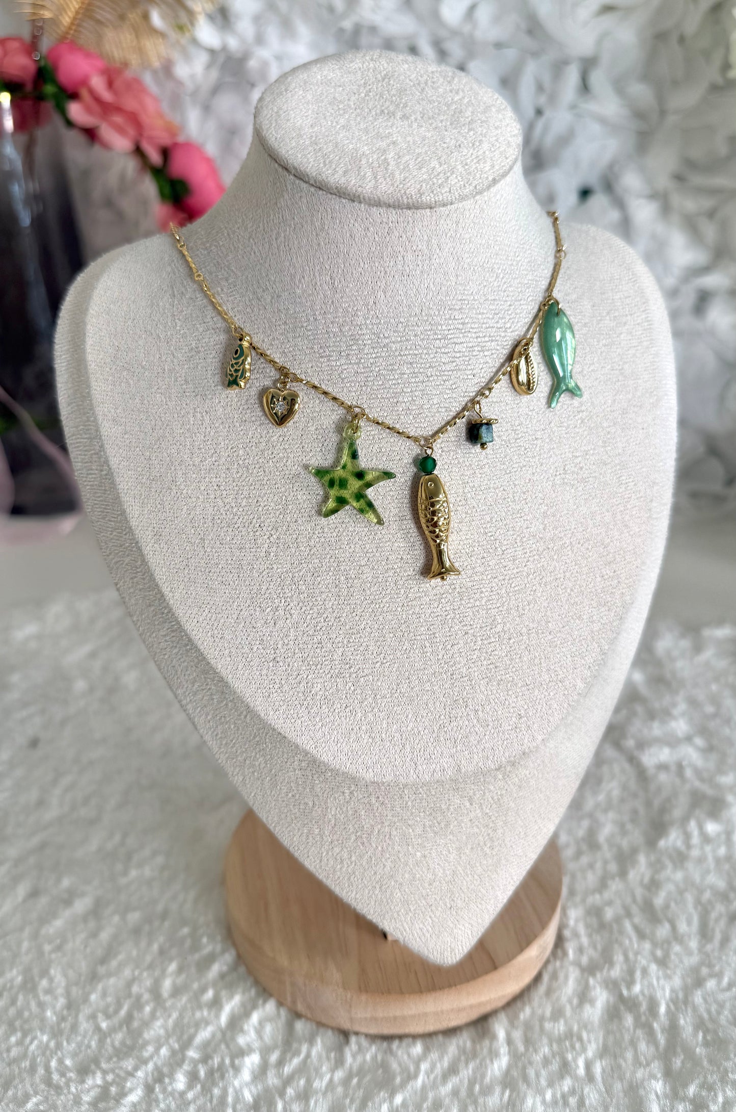 Collier Taylor vert