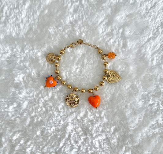 Bracelet Trinity orange
