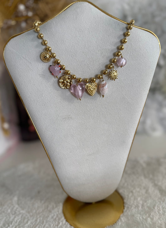 Collier Trinity rose