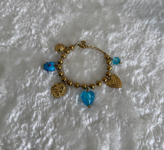 Bracelet Trinity bleu