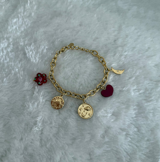 Bracelet Tina rouge