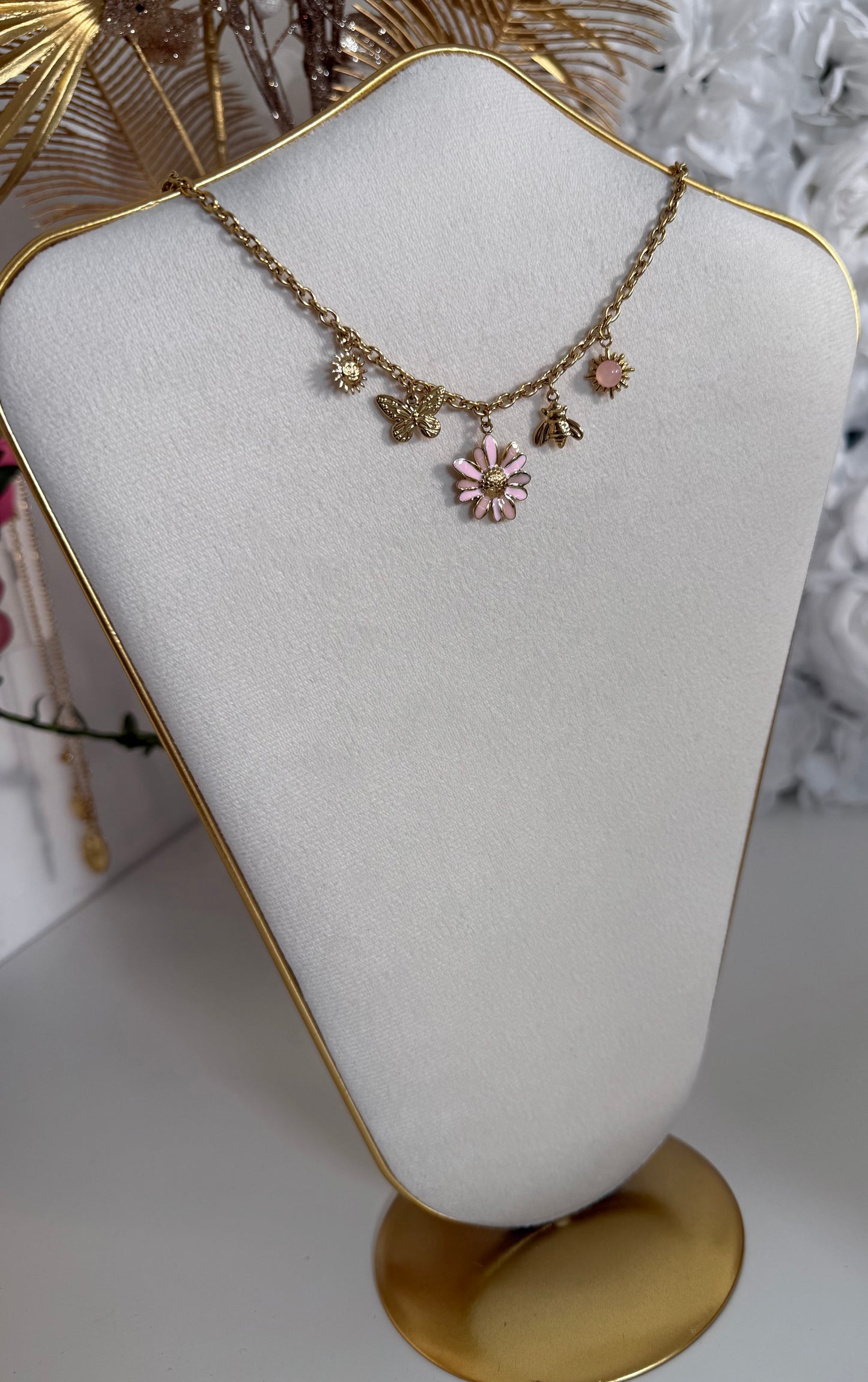 Collier Zakia rose