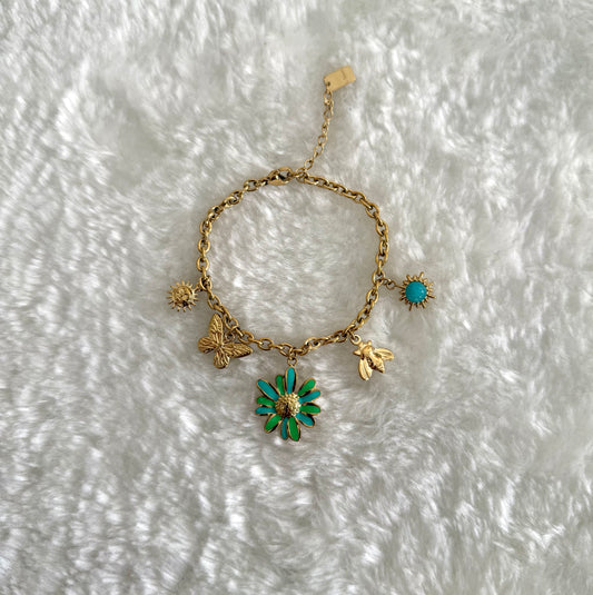 Bracelet Zakia vert